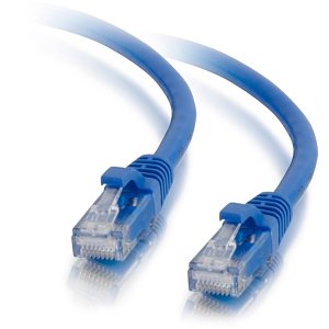 C2G CG22012 CAT5e 350 MHZ SNAGLESS PATCH CABLE, 15', Blue