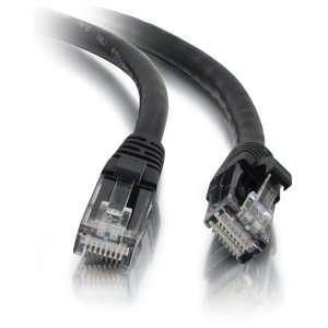 C2G CG26969 CAT5e Snagless Unshielded (UTP) Ethernet Network Patch Cable, 1' (0.3m), Black