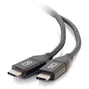 C2G CG28828 USB-C to C 2.0 Male to Male Cable (5A), 6' (1.8m)