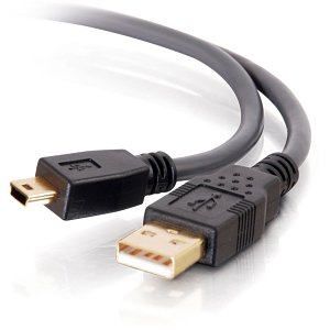 C2G CG29653 Ultima USB 2.0 A to Mini-B Cable, 16.4' (5m)