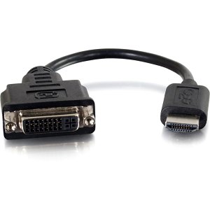 C2G CG41352 HDMI Male to Single Link DVI-D Female Adapter Converter Dongle