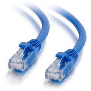 C2G CG50878 CAT6A Snagless Unshielded (UTP) Ethernet Network Patch Cable, 75' (22.8m), Blue