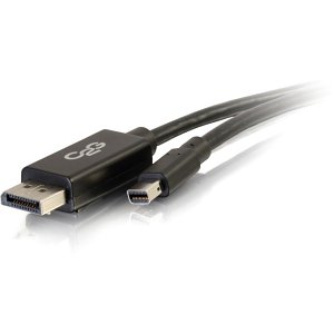 C2G CG54300 Mini DisplayPort to DisplayPort Adapter Cable 4K 30Hz, 3' (0.9m), Black