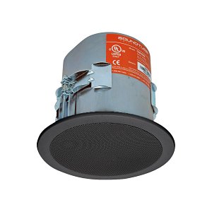 SoundTube CM400i CMi Series 4" 2-Way In-Ceiling Speaker BroadBeam Tweeter, Black