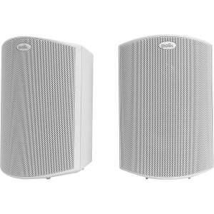 Polk ATRIUM 5 All Weather Outdoor Loudspeaker with 5" Driver And 3/4" Tweeter, Pair, White