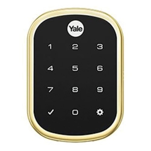Yale YRD226-CBA-BSP Wi-Fi & BLE Assure Lock Touchscreen Deadbolt, Black  Suede 