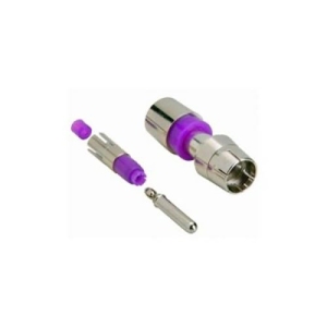 West Penn FSRCA15RGB RCA, Multi-Piece Solid Center for RGB/Mini Coaxial Connectors, 25-Pack
