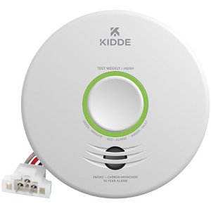 Kidde P4010ACSCO-WF Smart Smoke and Carbon Monoxide Detector, 2-in-1 Wi-Fi Alarm with App Hardwired, 10-Year Lithium Backup Battery