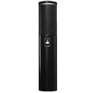Leon TRLS50-HALO PATH-BOLLARD Terra LuminSound Outdoor Bollard Speaker with 5.25" ACAD Coaxial Woofer, .75" Coaxial Aluminum Dome Tweeter, Integrated LED and Path Lighting, Black