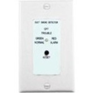 SAE  SSU-MSR-50RM/W MSR-50 Series Remote Accessory with Hidden Magnet Test Switch and Pushbutton Reset, White