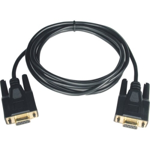 Tripp Lite 6ft Null Modem Serial DB9 RS232 Cable Adapter Gold F/F 6'
