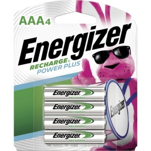 Energizer Recharge Power Plus Rechargeable AAA Batteries 4 Pack