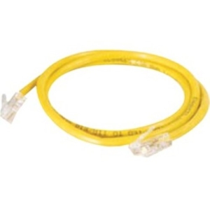 Quiktron Q-Series Patch Cords, CAT6, Non-Booted, Yellow, 5 FT