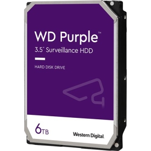 WD WD63PURZ Purple Surveillance Hard Drive, 6TB , 256MB