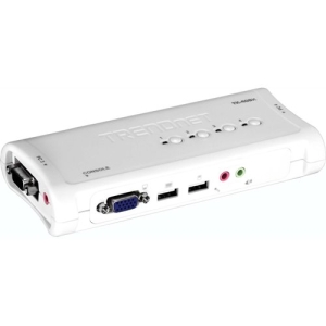 TRENDnet 4-Port USB KVM Switch Kit with Audio