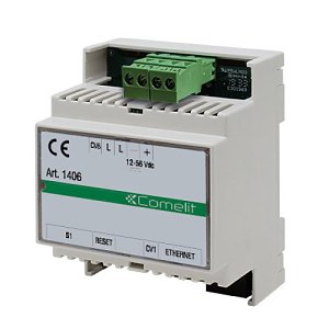 Comelit 1406 SB2 Multi-User Call Forwarding Module, 12-56 VDC Input, L-L Terminals
