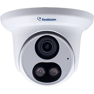 GeoVision GV-EBFC5800 AI 5MP Deep-Learning WDR Pro Full-Color Turret IP Camera, 2.8mm Lens