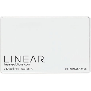 Linear ISO135-L 13.56 MHz ISO Printable Smart Card, 25-Pack