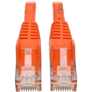 Tripp Lite 2ft Cat6 Gigabit Snagless Molded Patch Cable RJ45 M/M Orange 2'