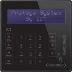 ICT PRT-KLCS-B Protege Touch Sense LCD Keypad, Black