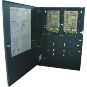 Inaxsys SW1210-8CB 12VDC at 11 Amps Power Supply with 8-Outputs & Cabinet