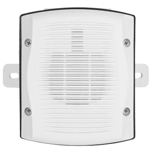 System Sensor SPWKA SpectrAlert Advance Outdoor, Dual-Voltage, Wall Mount Evacuation Speaker with Back Box, White