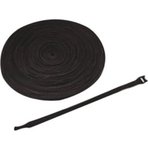 ICC Velcro Brand Cable Tie, 8" , Black, 100pk