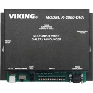 Viking Electronics Voice Alarm Dialing or Store Caster Announcements from up to Eight Inputs