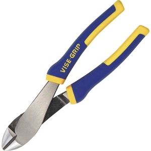 Blue/Yellow IRWIN Visegrip 1950510 8-Inch Max Leverage End Cutting Pliers 