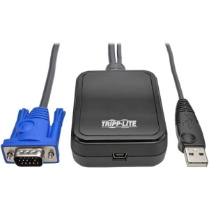 Tripp Lite KVM Console to USB 2.0 Portable Laptop Crash Cart Adapter 1080p