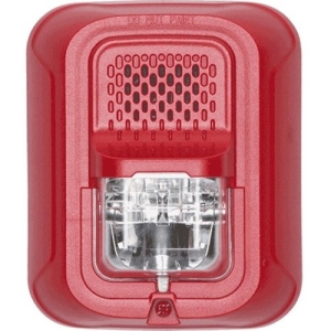 System Sensor Chime Strobe, Wall, Red