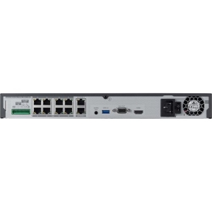 Hanwha WRN-810S-8TB Wisenet WAVE 8-Channel PoE+ NVR, 80Mbps, 8TB HDD