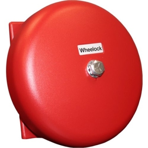Eaton Wheelock 43T-G6-24-R 43T AC Vibrating Bell, Indoor/Outdoor, 24VAC,6" Shell, Red