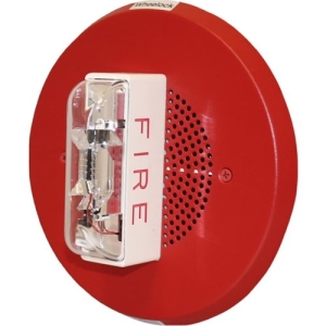 Eaton Wheelock CH90-24MCC-FR CH Chime Strobe, round, Ceiling, Red, FIRE, 15/30/75/95 cd, indoor