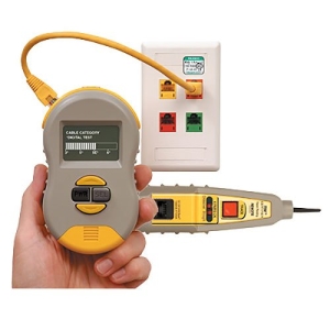 Triplett Real World Certifier 2 Cable Category Tester with Probe: Tests and Displays CAT 3,5,5E,6 Cables (RWC1000KCS)