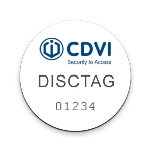 CDVI DISCTAG25 - PVC Adhesive Badge