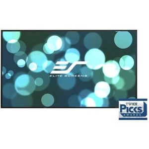Elite Screens AR120WH2 Aeon Series 120" Fixed Frame Projection Screen with Edge Free Technology