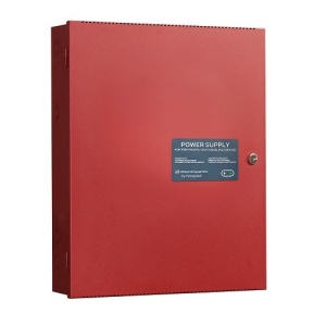 Fire-Lite FL-PS10C 10.0 A, 120 VAC Remote Charger Power Supply in a Lockable, Metal Enclosure, ULC-listed, Red (Replacement for FCPS-24S8, FCPS-24FS8C, HPF24S8, HPFF8, HPF902ULADA)