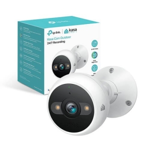 Kasa Smart KC420WS Kasa Cam 4MP Full-Color IR Outdoor Camera, 3.18mm Fixed Lense, White