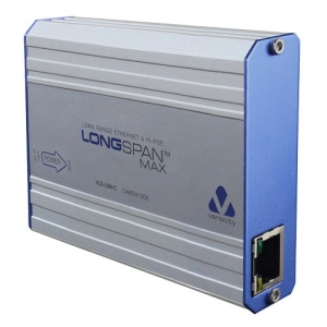 Veracity LONGSPAN Max (Camera). Hi-Power, 90W long-range Ethernet, up to 820m.