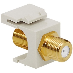 ICC 2 GHz F-Type Modular Jack with Gold Plated Connector in HD Style