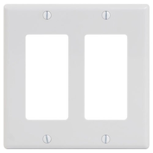 ICC IC107DFDWH Double Gang Decorex Faceplate