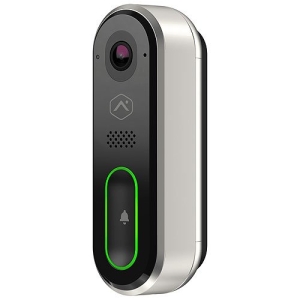 Alarm.com ADC-VDB770-S Design Studio Series Touchless Video Doorbell Camera with Expansive 150� Vertical FOV, Two-Way Audio, Full HD, HDR and IR Night Vision, Silver