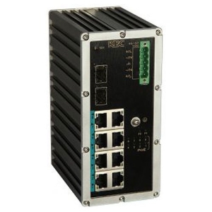 KBC Networks Industrial Gigabit Ethernet Switch with PoE+
