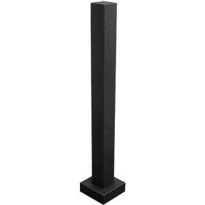 PEDESTAL PRO 36-LP-BLK Mounting Pedestal for Camera, Telephone Entry System, Access Control System, Push Button - Black Wrinkle