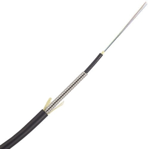 TiniFiber TF6-OM3-PE 6 Fiber OM3 900um Polyethylene Outdoor Armored Fiber Optic Cable