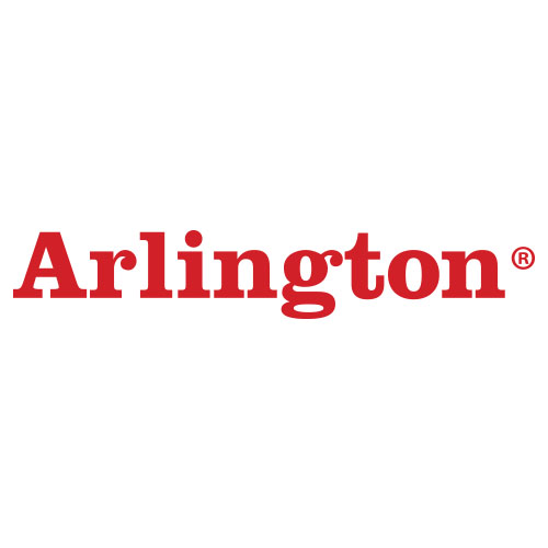 Arlington 4003 1" Adjustable Throat Liner, 25-Pack, Gray
