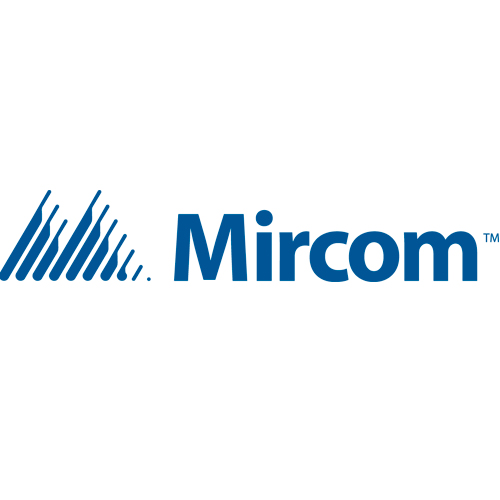 Mircom QX-MINI-RM Remote Microphone, Backbox, Red Door, RMIC PCB