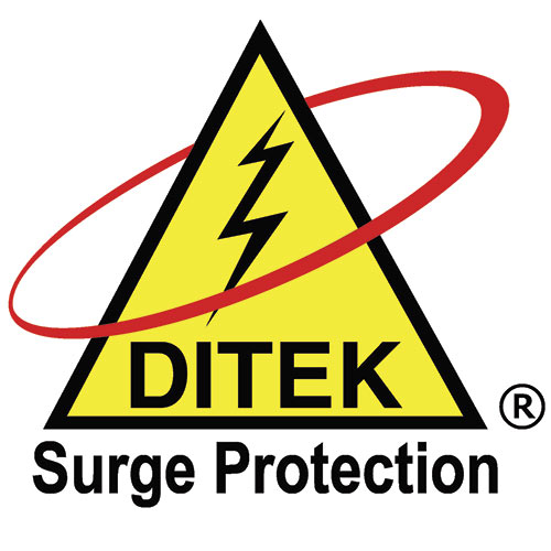DITEK DTK-2MHLP130B 2-Pair Modular Surge Protector for Telecommunications, 130V