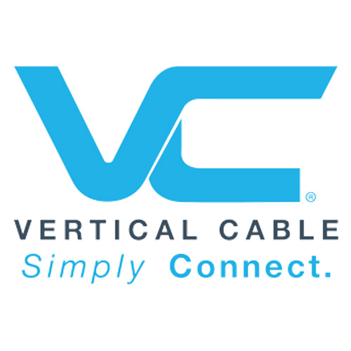 Vertical Cable 107-1952BK6Q1BX 18AWG RG6 Shielded CCS Conductor, 1000' Pull Box, Black